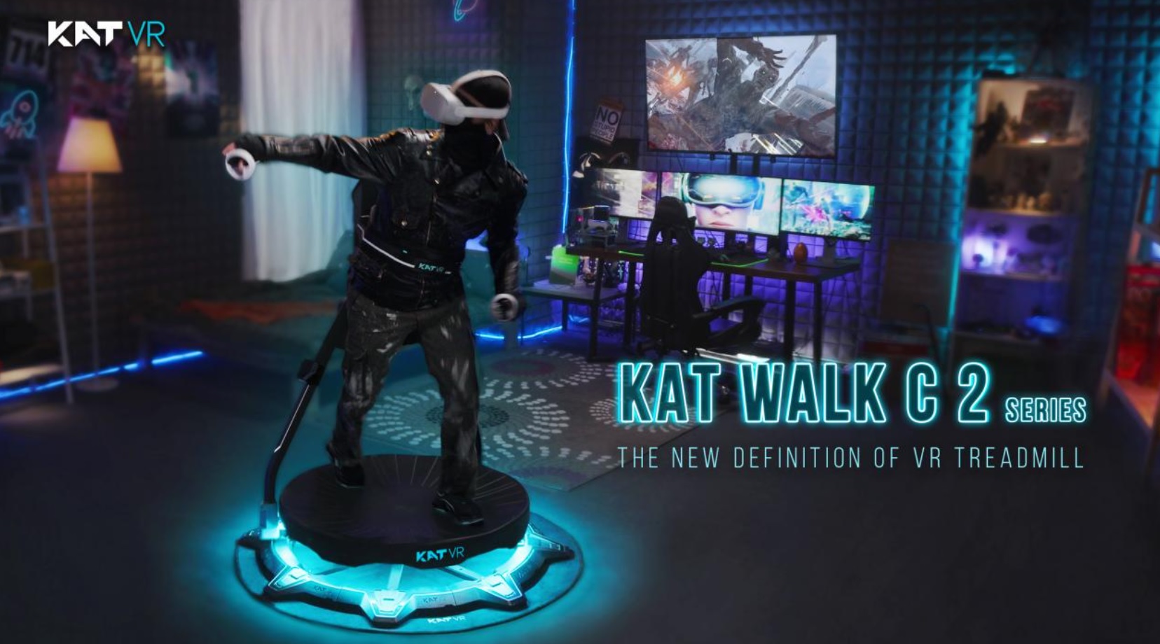 Experience VR Gaming Like Never Before with the KAT VR Treadmill